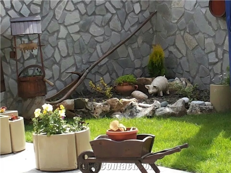 Grey Bulgarian Gneiss for Building & Walling