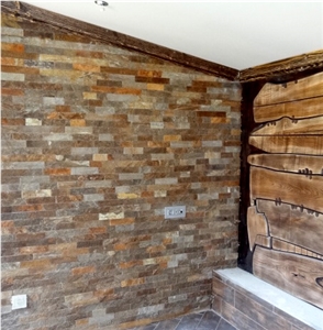Rusty Brown Gneiss Tiles