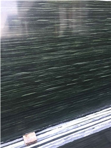 China Green Wood Vein Granite Tiles/Wave Green Granite High Polished Slabs-Good Price