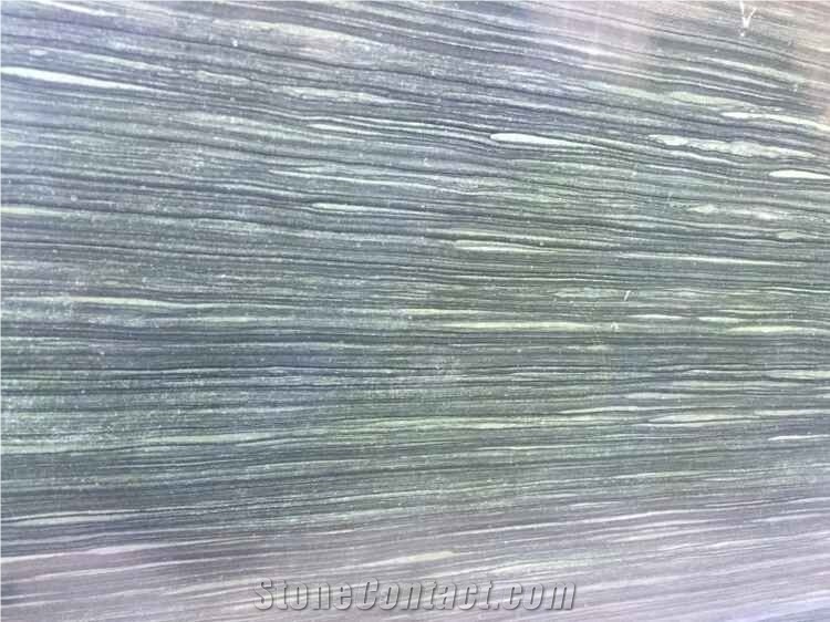 China Green Wood Vein Granite Tiles/Wave Green Granite High Polished Slabs-Good Price