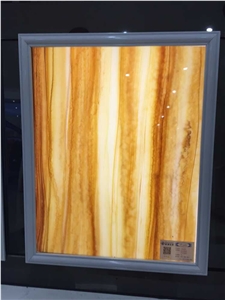 Manmade Panda White Onyx Artificial Stone/ Translucent White Onyx Tiles for Decorative Wall