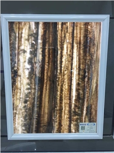 Manmade Panda White Onyx Artificial Stone/ Translucent White Onyx Tiles for Decorative Wall