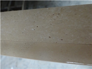 Beige Travertine Cut to Size Countertop for Kitchen, Bar with Bevel Edge, Turkey Cheap Yellow Marble Countertops