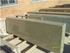 Desert Oasis Granite Cut to Size Countertop for Kitchen, Bar with Full Bullnose, Bevel Edge, China Cheap Green Granite Countertops