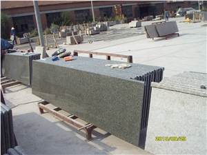 Desert Oasis Granite Cut to Size Countertop for Kitchen, Bar with Full Bullnose, Bevel Edge, China Cheap Green Granite Countertops