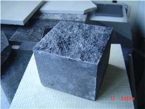 G684 Black Basalt Cobble Stone, Cube Stone Surface Natural Split, Paving Stone for Driveway