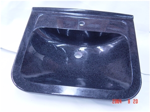 G684 Black Basalt Round Wash Basin/Sinks for Kitchen, Bathroom, Irregular Shape Sinks/Basins
