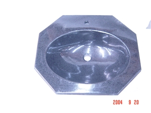 G684 Black Basalt Round Wash Basin/Sinks for Kitchen, Bathroom, Irregular Shape Sinks/Basins
