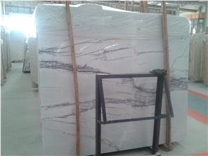 Milas Lilac Marble Polished Slabs & Tiles for Wall and Floor, Turkey White Lilac Marble