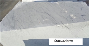 Statuarietto Marble Tiles & Slabs, White Marble Tiles & Slabs Italy