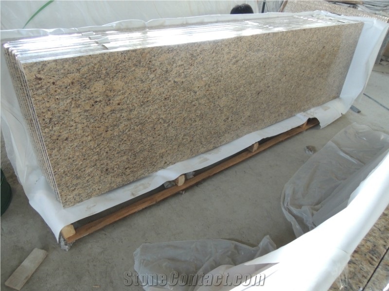Oriental Yellow Granite Countertop, Brown Granite Kitchen Countertops