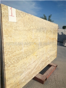 Afyon Honey Slabs, Afyon Yellow Marble Polished Tiles & Slabs, Floor Tiles, Wall Tiles