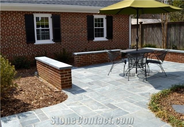 Alberene Old Dominion Soapstone Patio Pavers, Grey Soapstone Cube Stone & Pavers Us