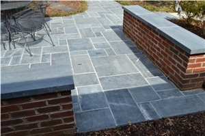 Alberene Old Dominion Soapstone Patio Pavers, Grey Soapstone Cube Stone & Pavers Us