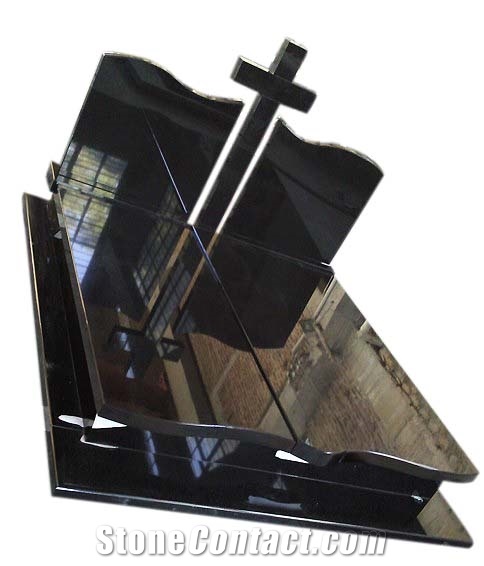 Absolute Black Monument,China Black Granite Tombstone,