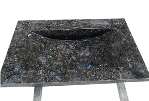 Blue Pearl Square Sinks,Basins Bathroom Decoration,Cheap Polished Granite Kitchen & Home Sinks