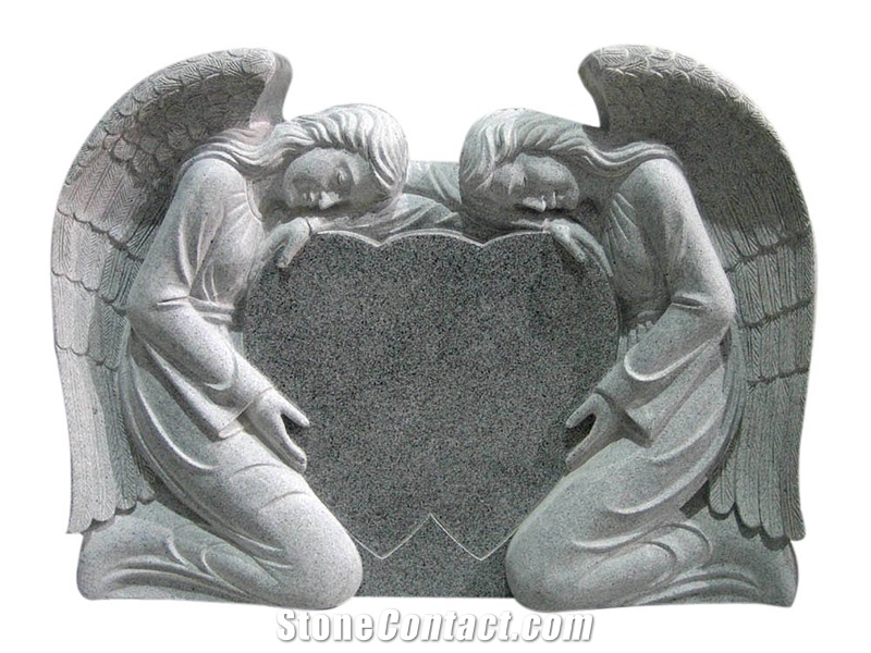 Granite Angle Monuments, Engraved Tombstones,Upright Headstone,Own Factory High Quality Poland Western Style Cemntery Single Tombstone
