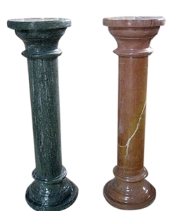 Green Columns,Hot Sale Chinese Marble Pillars,Own Fcatory Brown Pillars,Cheap Columns
