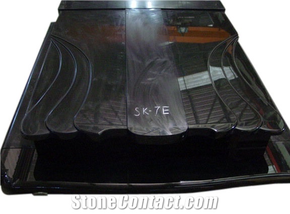 Heart Tomstones,Shanxi Black Tombstone,Black Stone Monument,China Balck Stone Tombstone,, Shanxi Black Granite Monument & Tombstone