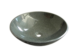 Polished Grey Granite Sinks,China Granite Bathroom Sinks&Basin,Hot Sale Round Sinks