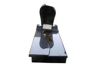 Shangxi Black Monument,Black Granite Tombstone,China Balck Stone Tombstone,