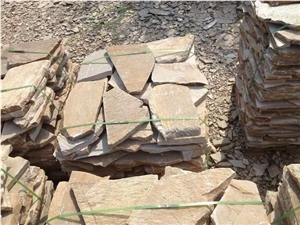 Slate Random Flagstone / Rusty Slate Flagstone / Landscaping Stones / Crazy Stone / Irregular Flagstone Landscape