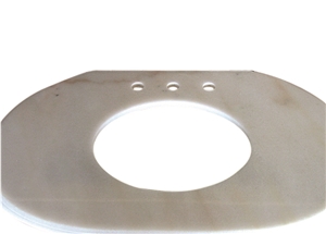 White Marble Bath Tops,Beige Marble Vanity Tops/Bath Tops/ Bathroom Vanity Tops