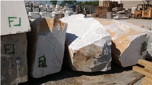 Bianco Carrara White Marble Block, Italy White Marble