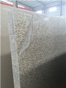 Golden Series Quartz Stone Engineered Stone 2cm and 3cm Available for Interior Decoration