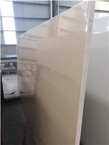 Whole Sell Beige Quartz Stone Tile & Slab,Combines Performance and Design