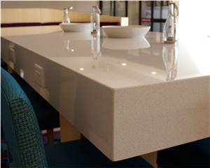 Whole Sell Beige Quartz Stone Tile & Slab,Combines Performance and Design