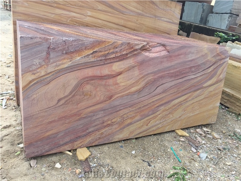 Rainbow Sandstone, Indian Rainbow Sandstone Slabs and Tiles