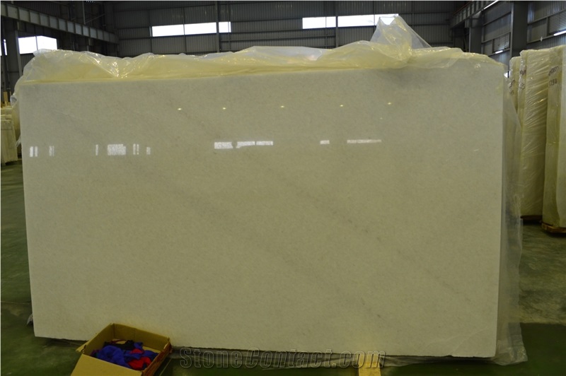 Crystal White Marble Grade B tiles & slabs, polished marble flooring tiles, walling tiles 