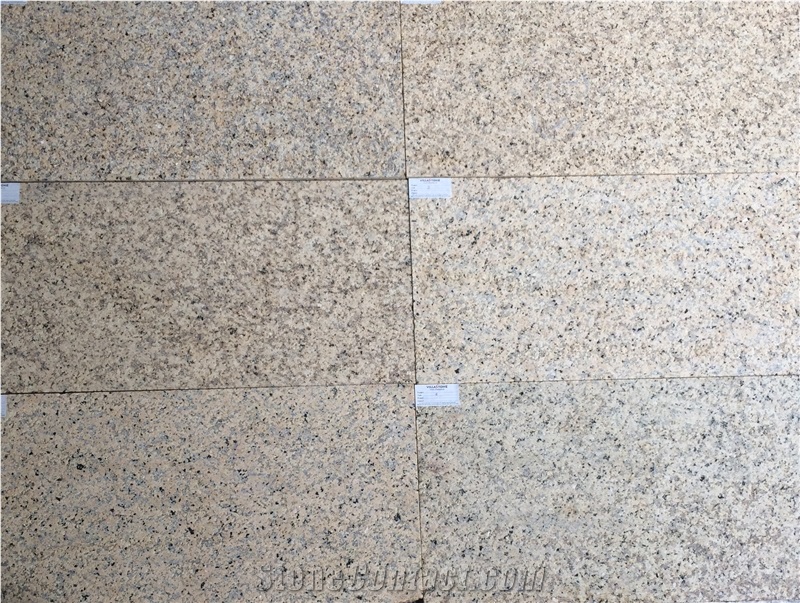 Vietnam Dark Yellow Granite Tiles & Slabs, Water Jet