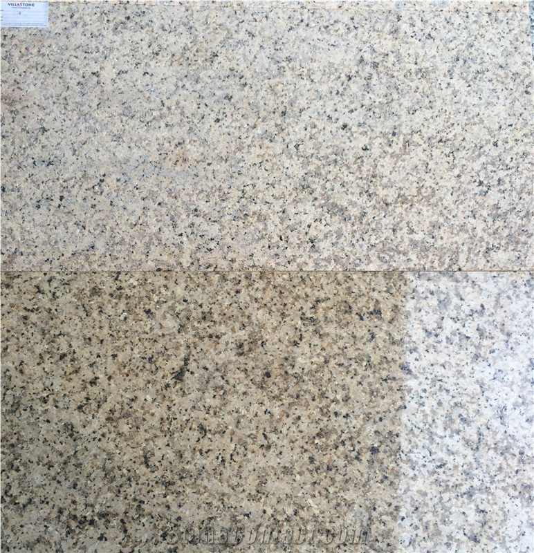 Vietnam Dark Yellow Granite Tiles & Slabs, Water Jet