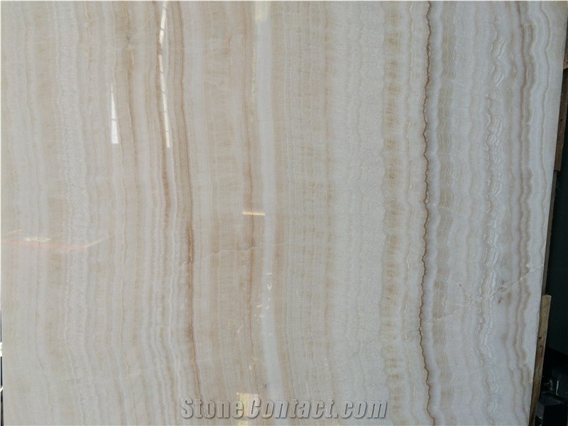 Ivory Onyx Tiles & Slabs, Ivory Vein Onyx, Onice Ivory, Wood Vein Onyx