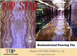 Italy Onice Red Vulcano Red Onyx Bookmatch Floor Tile Italy Onice Red Vulcano Red Onyx Bookmatch Floor Tile