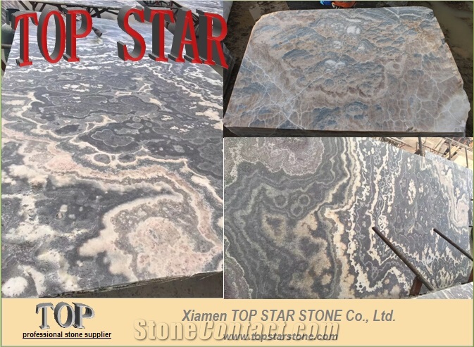 Mexico Onice Grigio Onyx Grey Onyx Cross Cut Stone Slabs & Tiles, Cloudy Grey Onyx Slabs & Tiles