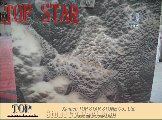 Onice Grigio Onyx Grey Color Onyx Translucent Stone Slabs & Tiles, Turkey Grey Onyx