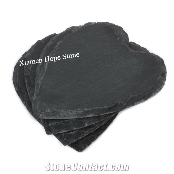 China Black Slate Coaster