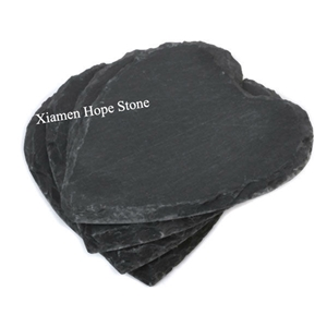 China Black Slate Coaster China Black Slate Coaster