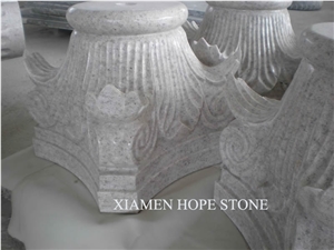 Grey Marble Column Bases