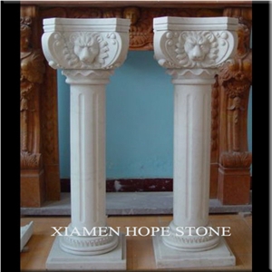 Han White Marble Column