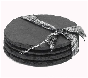 Slate Coaster,China Black Slate Tea Trays