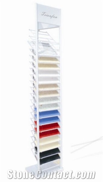 Floor Metal Quarz Stone Display Stand -Sr004