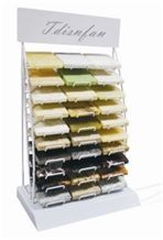 Quartz  Stone Metal Counter Display Stand