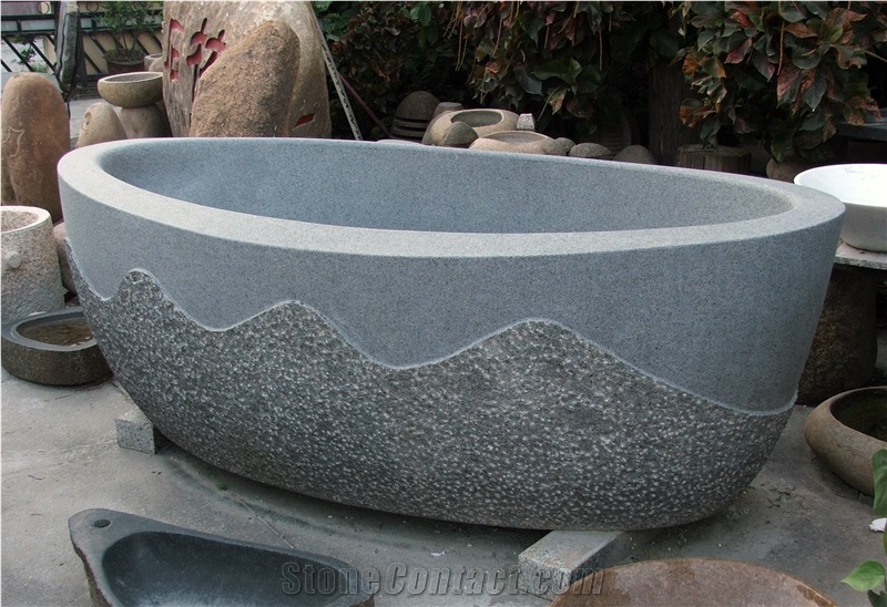 Dark Grey Granite,G654 Granite Bath Tubs