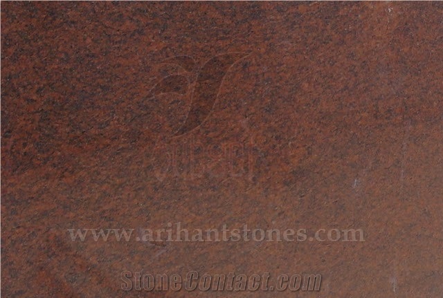 Coral Red Granite Slab