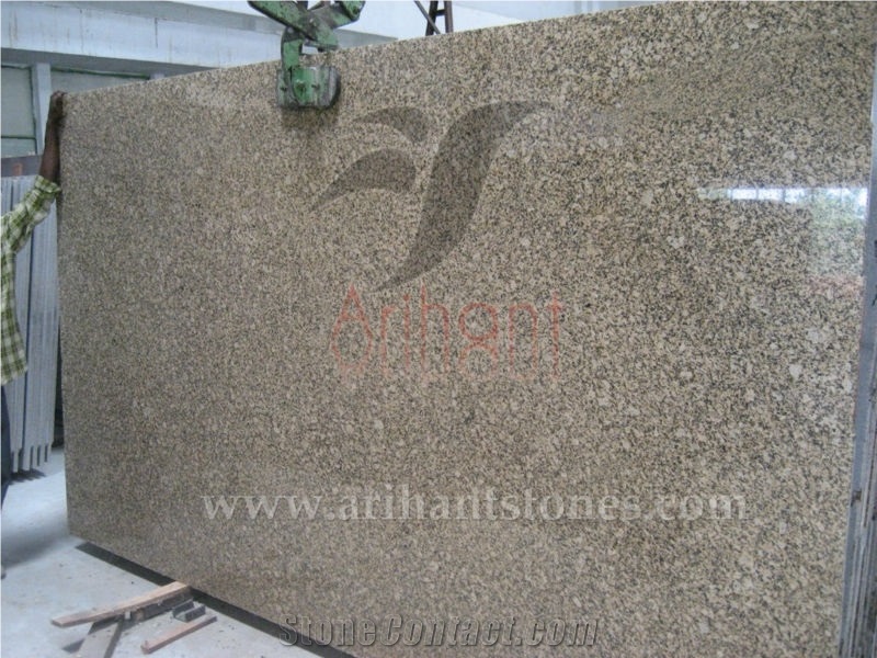Crystal Yellow Granite Slabs