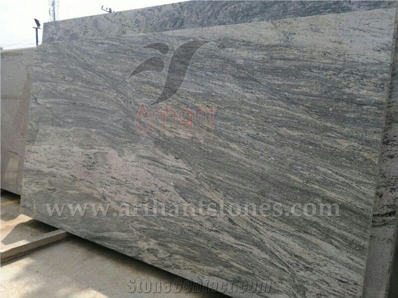 River Grey Granite Slab